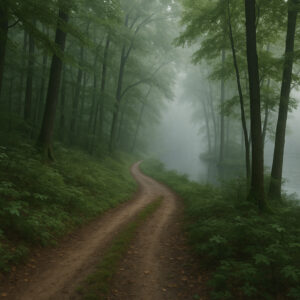 Hikers walking along tree-lined paths and old trading routes that reflect the spirit of the Hidden Historic Trails Midwest.