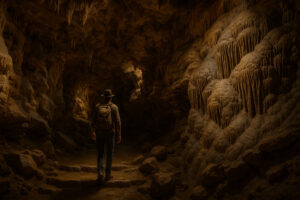 Hikers walking along tree-lined paths and old trading routes that reflect the spirit of the Hidden Historic Trails Midwest.