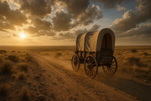 Hikers walking along tree-lined paths and old trading routes that reflect the spirit of the Hidden Historic Trails Midwest.