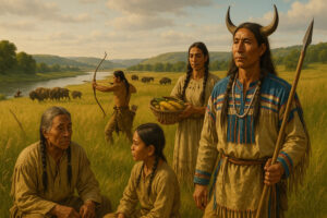 Scenic view of Lake Traverse Reservation showcasing serene waters, lush green shoreline, and natural beauty highlighting Native American heritage.