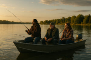 Scenic view of Lake Traverse Reservation showcasing serene waters, lush green shoreline, and natural beauty highlighting Native American heritage.