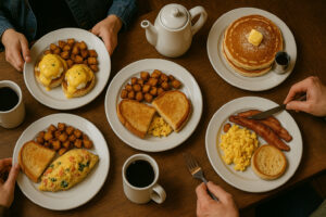 Red Spire Traverse City Historic Dining in the Commons restaurant inside the Grand Traverse Commons with elegant historic ambiance.