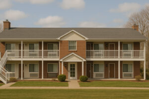 Seasons Inn Traverse City with cozy exterior, nearby lake views, and inviting atmosphere for travelers visiting northern Michigan.