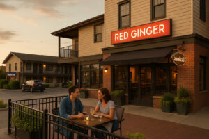 Seasons Inn Traverse City with cozy exterior, nearby lake views, and inviting atmosphere for travelers visiting northern Michigan.