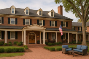 Charming Williamsburg bed and breakfast with colonial-style architecture, cozy rooms, and a welcoming garden setting.