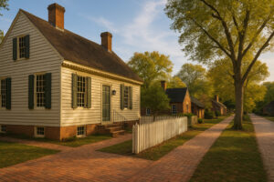 Charming Williamsburg bed and breakfast with colonial-style architecture, cozy rooms, and a welcoming garden setting.