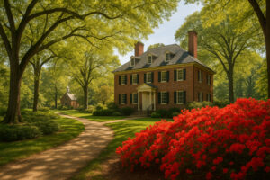 “Charming cobblestone alley and secret courtyard representing hidden gems in Williamsburg VA, showcasing the town’s lesser-known historic spots.