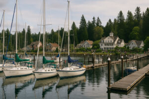 Travelers kayaking, hiking, and exploring scenic coastal trails while enjoying the top things to do in Port Ludlow, Washington.