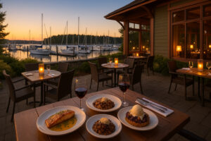 Travelers kayaking, hiking, and exploring scenic coastal trails while enjoying the top things to do in Port Ludlow, Washington.