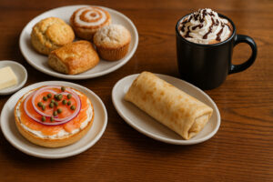 Waterfront dining scene showcasing fresh seafood and local cuisine at popular restaurants in Port Ludlow, Washington.