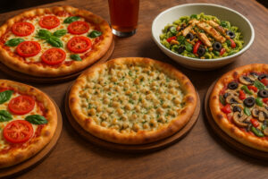 Waterfront dining scene showcasing fresh seafood and local cuisine at popular restaurants in Port Ludlow, Washington.