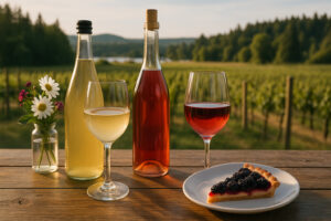 Waterfront dining scene showcasing fresh seafood and local cuisine at popular restaurants in Port Ludlow, Washington.
