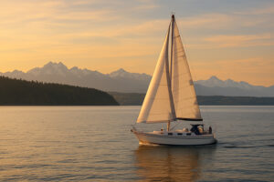 Hikers, kayakers, and nature lovers exploring forests, trails, and beaches during outdoor adventures in Port Ludlow, Washington.