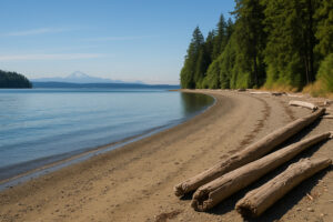 Hikers, kayakers, and nature lovers exploring forests, trails, and beaches during outdoor adventures in Port Ludlow, Washington.