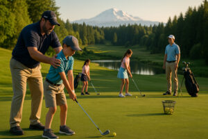 Hikers, kayakers, and nature lovers exploring forests, trails, and beaches during outdoor adventures in Port Ludlow, Washington.