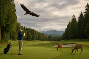 Hikers, kayakers, and nature lovers exploring forests, trails, and beaches during outdoor adventures in Port Ludlow, Washington.