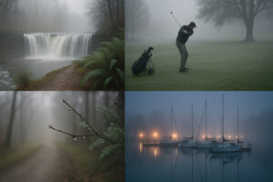 Sunny marina view and blooming coastal trails showing the best time to visit Port Ludlow during its vibrant spring and summer seasons.