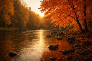 Sunny marina view and blooming coastal trails showing the best time to visit Port Ludlow during its vibrant spring and summer seasons.