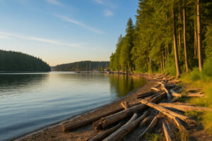 Hikers, kayakers, and nature lovers exploring forests, trails, and beaches during outdoor adventures in Port Ludlow, Washington.