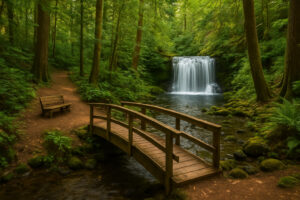 Hikers, kayakers, and nature lovers exploring forests, trails, and beaches during outdoor adventures in Port Ludlow, Washington.