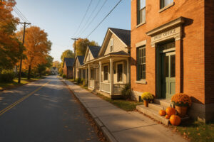 Charming small-town streets, historic buildings, and scenic countryside featured in the North Bennington travel guide.