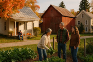Charming small-town streets, historic buildings, and scenic countryside featured in the North Bennington travel guide.
