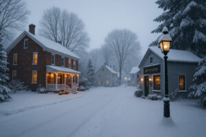 Charming small-town streets, historic buildings, and scenic countryside featured in the North Bennington travel guide.