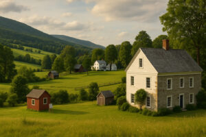 Charming small-town streets, historic buildings, and scenic countryside featured in the North Bennington travel guide.