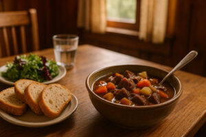 Cozy caf&eacute; setting with locals enjoying hearty meals and farm-to-table dishes at the best local eats in North Bennington.