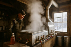 Cozy caf&eacute; setting with locals enjoying hearty meals and farm-to-table dishes at the best local eats in North Bennington.