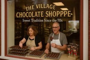 Cozy caf&eacute; setting with locals enjoying hearty meals and farm-to-table dishes at the best local eats in North Bennington.