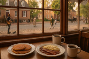 Visitors exploring historic streets and attractions while enjoying fun things to do in Williamsburg VA this weekend.