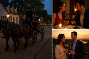 Visitors exploring historic streets and attractions while enjoying fun things to do in Williamsburg VA this weekend.
