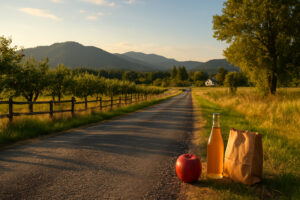 Scenic coastal road and forested landscape perfect for exploring scenic day trips from Port Ludlow, Washington.