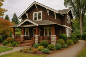 Waterfront view of the marina and the Inn at Port Ludlow, one of the best hotels in Port Ludlow, Washington.