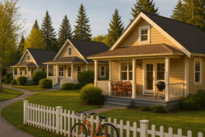 Waterfront view of the marina and the Inn at Port Ludlow, one of the best hotels in Port Ludlow, Washington.