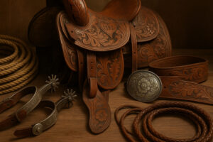 Riders on horseback following cowboy heritage trails Nevada, surrounded by open rangeland and mountain scenery