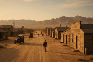Neon lights and classic signs from vintage casinos Las Vegas history, showcasing the golden era of the Strip in the mid-20th century.