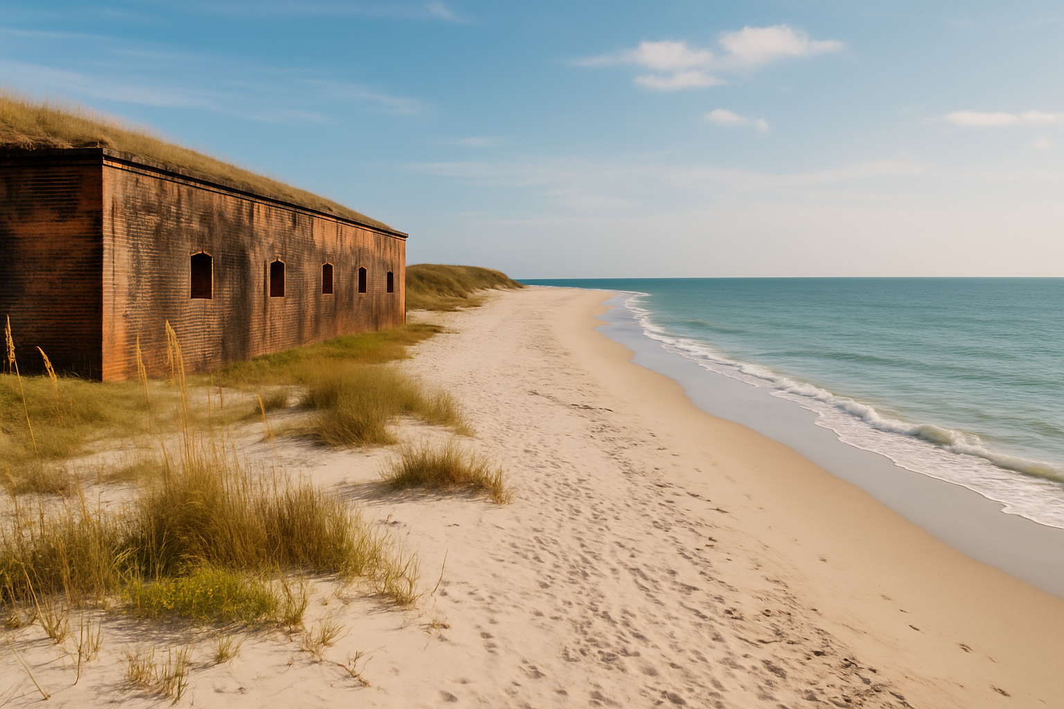 Fort Morgan Beach – A Secluded Retreat Where History and Nature Blend on Hidden Beaches in Gulf Shores