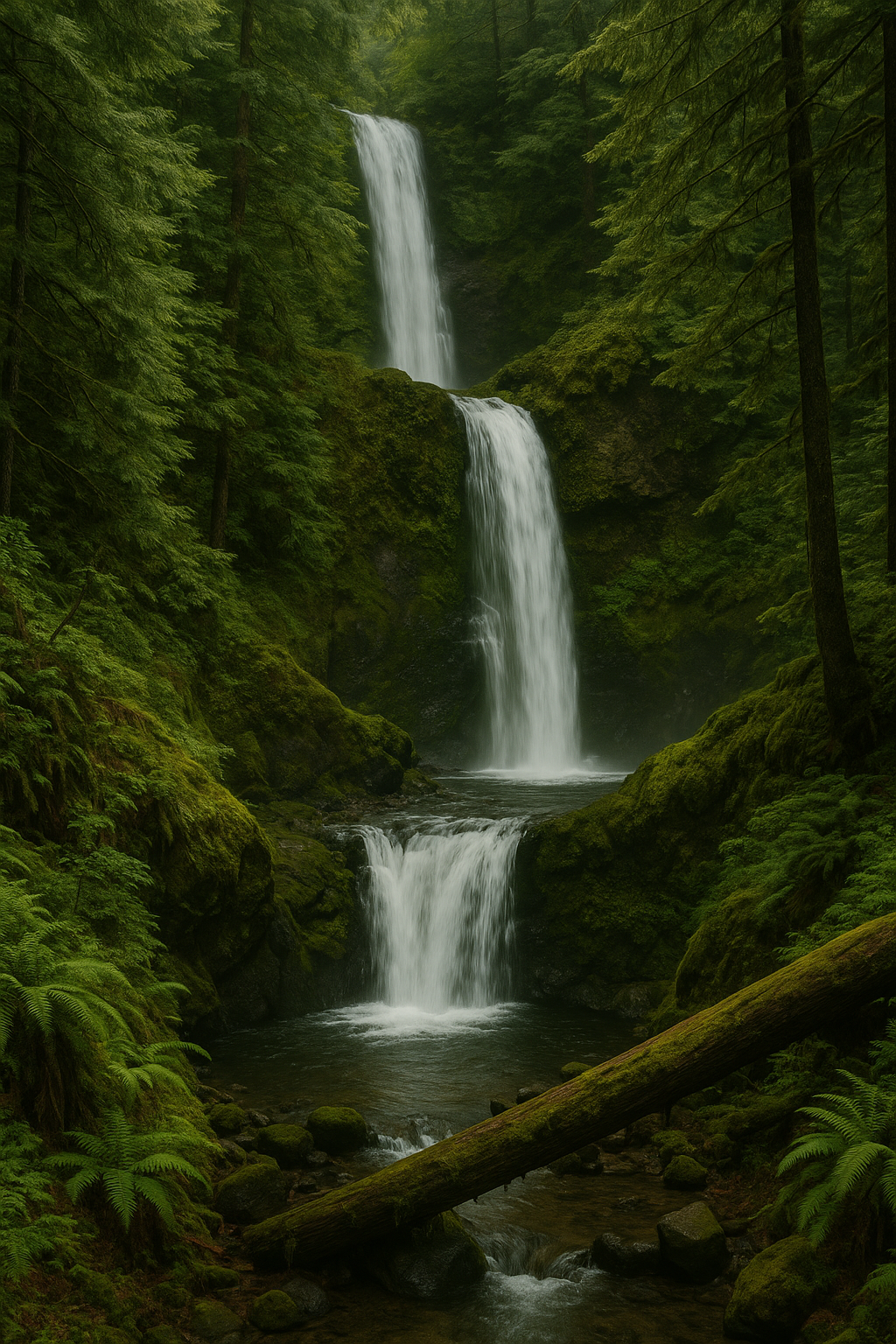  Kentucky Falls: A Stunning Double Cascade Hidden in the Forests of Oregon