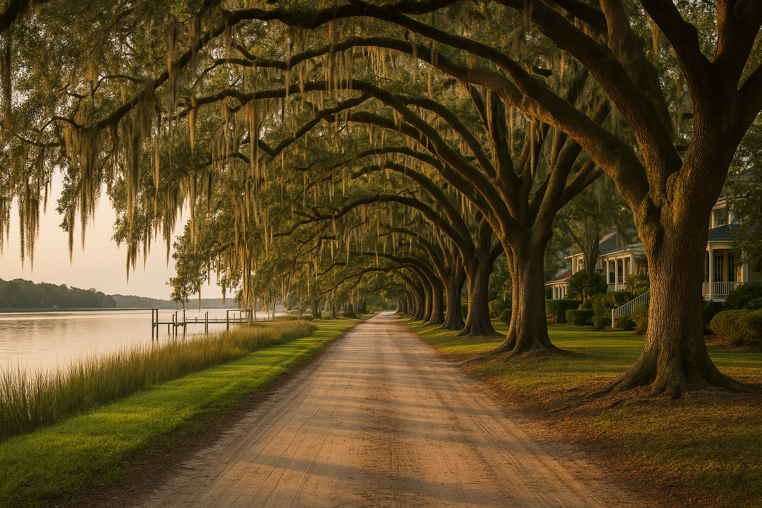 Bluff Drive on Isle of Hope offers serene river views and moss-draped oaks, making it one of the most peaceful secret spots in Savannah.