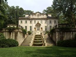 Swan House Gardens in Atlanta, a hidden gem with lush terraced gardens and historical charm.