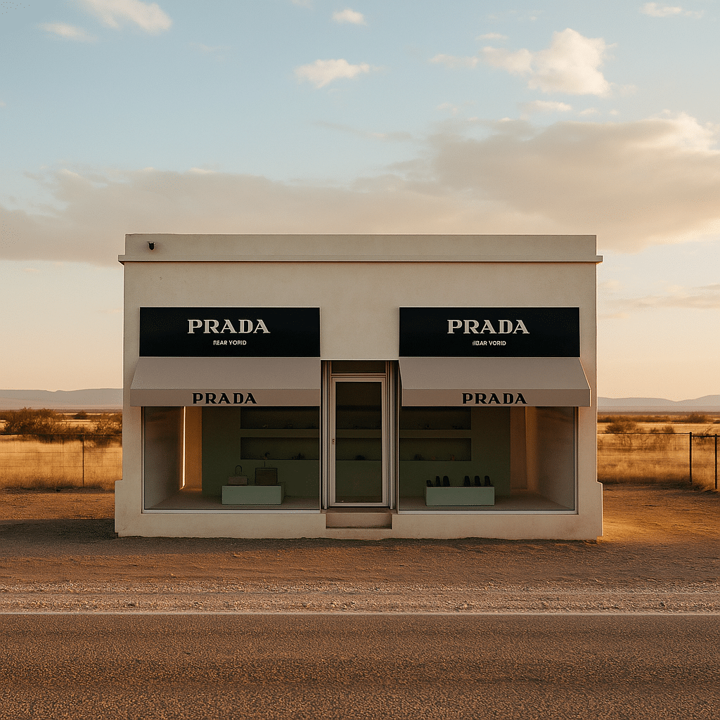 Prada Marfa art installation at sunset – one of the best things to do in Marfa (you’ll kick yourself if you miss these).